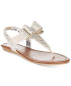Material Girl Shayleen Flat Thong Sandals, Created For Macy's Women's Shoes