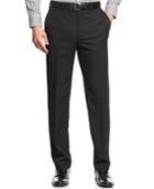 Alfani Flat-front Slim-fit Herringbone Wrinkle-resistant Pants, Only At Macy's
