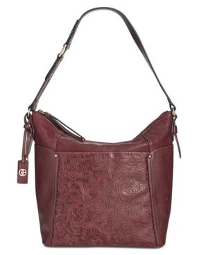 Giani Bernini Sandalwood Embossed Hobo, Created For Macy's