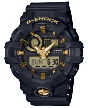 G-shock Men's Analog-digital Black Resin Strap Watch 53.4mm