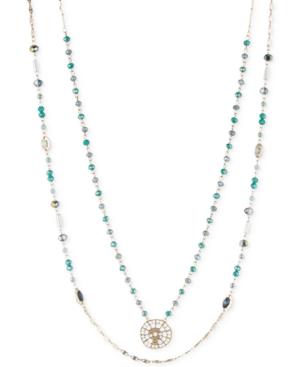 Lonna & Lilly Gold-tone 2-in-1 Layered Pendant Necklace
