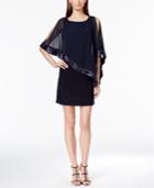 Style & Co. Twilight Cape Overlay Dress, Only At Macy's