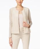 Calvin Klein Faux-suede Zip-front Jacket