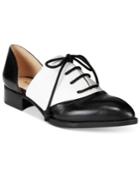 Nine West Nevie Oxford Two-piece Patent Flats Women's Shoes