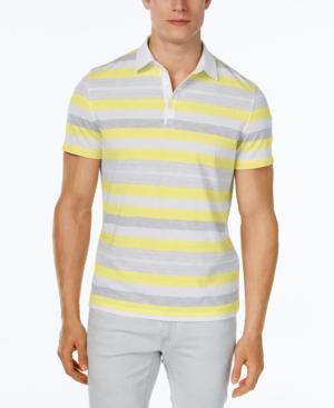 Alfani Men's Keen Stripe Polo, Classic Fit