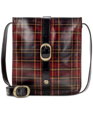Patricia Nash Venezia Tartan Plaid Leather Crossbody