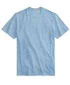 Club Room Men's Rib Knit Heathered T-shirt, Created For Macy's