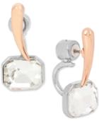 Kenneth Cole Two-tone Crystal Stud Earrings