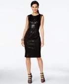 Alfani Embellished Cap-sleeve Sheath Dress, Only At Macy's