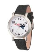 Gametime Nfl New England Patriots Women's Silver Vintage Alloy Watch