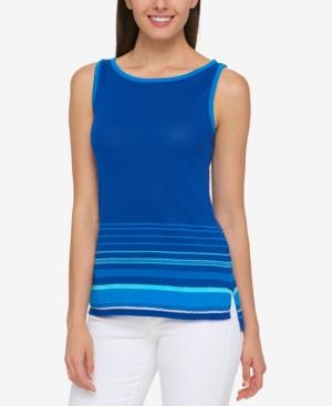 Tommy Hilfiger Striped Shell, Only At Macy's