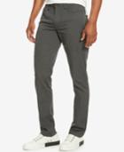 Kenneth Cole New York Men's Slim-fit Black Combo Pants