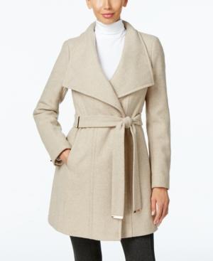 Calvin Klein Wool-blend Asymmetrical Walker Coat