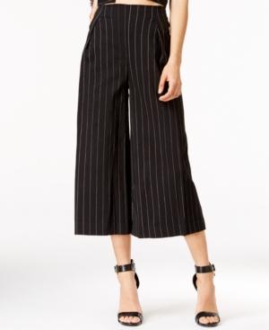 In Awe Of You By Awesomeness Tv Juniors' Pinstriped Culotte Pants