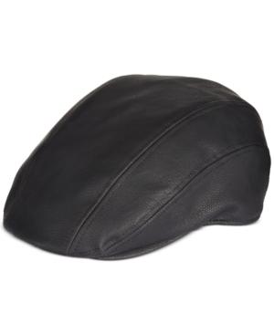 Sean John Men's Faux Leather Ivy Hat