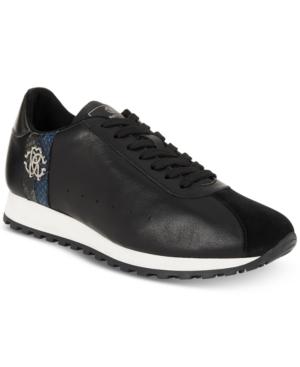 Roberto Cavalli Men's Leather Running Sneakers Men's Shoes