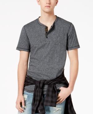 American Rag Men's Marled Henley, Created For Macy's