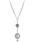 Lucky Brand Silver-tone Lariat Necklace