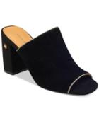 Tommy Hilfiger Sayna Peep-toe Slide Sandals Women's Shoes