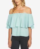 1.state Off-the-shoulder Ruffled Blouse