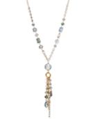 Inc International Concepts Gold-tone Multi-stone Tassel Necklace, Only At Macy's