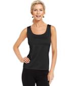 Charter Club Petite Sleeveless Scoop Neck Tank Top