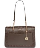 Dkny Bryant Signature Zip Tote, Created For Macy's