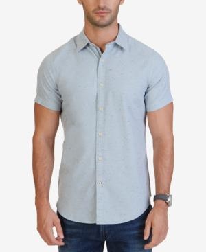 Nautica Men's Twill Button-front Shirt