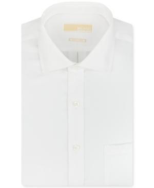 Michael Michael Kors Big And Tall Non-iron Twill Solid Dress Shirt