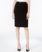 Calvin Klein Textured-panel Pencil Skirt