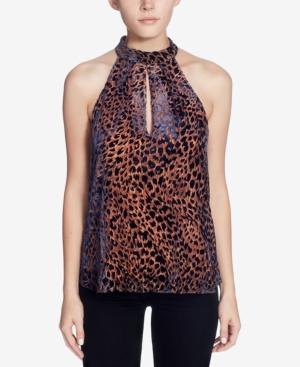 Catherine Malandrino Velvet Burnout Top