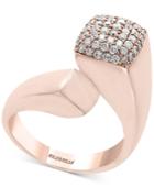 Pave Rose By Effy Diamond Bypass Ring (1/2 Ct. T.w.) In 14k Rose Gold