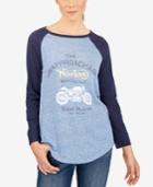 Lucky Brand Raglan-sleeve Graphic T-shirt
