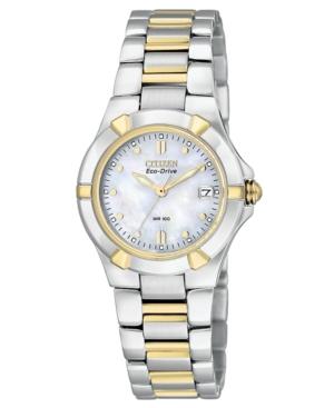 Citizen Women's Eco-drive Two-tone Stainless Steel Bracelet Watch 26mm Ew1534-57d
