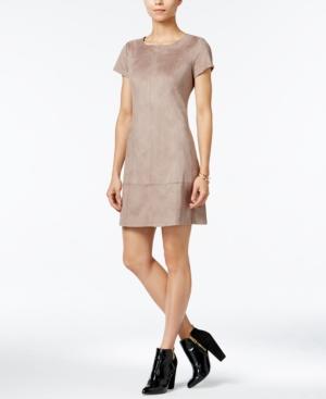 Jessica Simpson Faux-suede Shift Dress