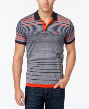 Hugo Boss Green Men's Paddy Stripe Polo