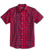 American Rag Men's Banarama Check-print Cotton Shirt, Only At Macy's