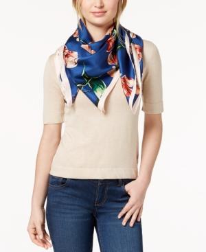 Echo Buckingham Tulips Silk Square Scarf