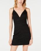 Emerald Sundae Juniors' Lace Racerback Bodycon Dress