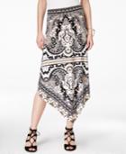 Inc International Concepts Printed Asymmetrical Maxi Skirt, Only At Macy's