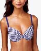 Profile Blush By Gottex Striped Bikini Top Women's Swimsuit