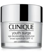 Clinique Youth Surge Age Decelerating Moisturizer Broad Spectrum Spf 15 For Dry Combination Skin, 1.7 Fl. Oz.