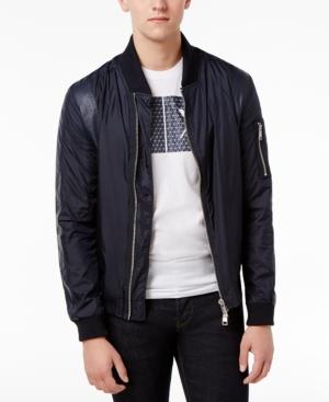 Armani Exchange Men's Side Zip Bomber Jacket