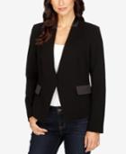 Lucky Brand Contrast-trim Blazer