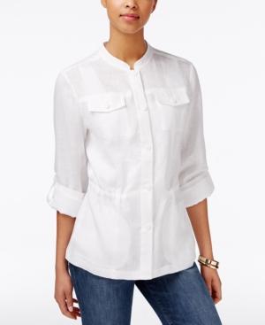 Charter Club Drawstring-waist Anorak Jacket, Only At Macy's