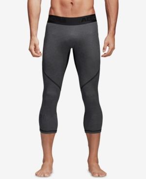 Adidas Men's Alphaskin Climacool Cropped Compression Leggings