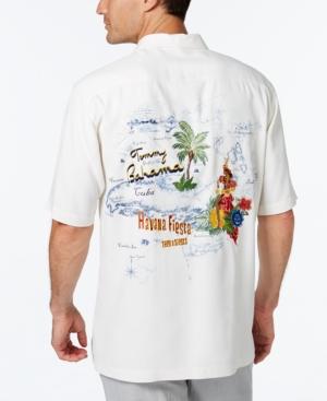 Tommy Bahama Men's Havana Fiesta Graphic-print Short-sleeve Silk Shirt