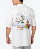 Tommy Bahama Men's Havana Fiesta Graphic-print Short-sleeve Silk Shirt