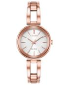 Citizen Women's Eco-drive Axiom Pink Gold-tone Stainless Steel Bracelet Watch 28mm