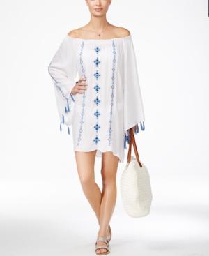 Raviya Embroidered Off-the-shoulder Cover-up Women's Swimsuit